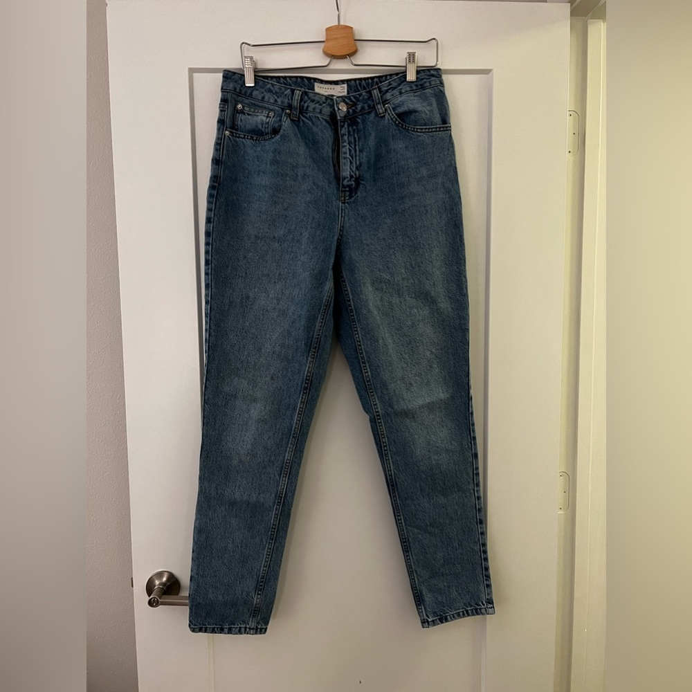 Topshop Mom jeans in dark wash